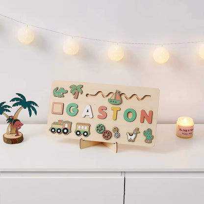 Personalised Montessori Wooden Puzzle