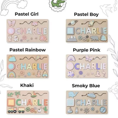 Personalised Montessori Wooden Puzzle