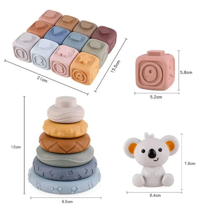 Silicone Building Blocks Montessori