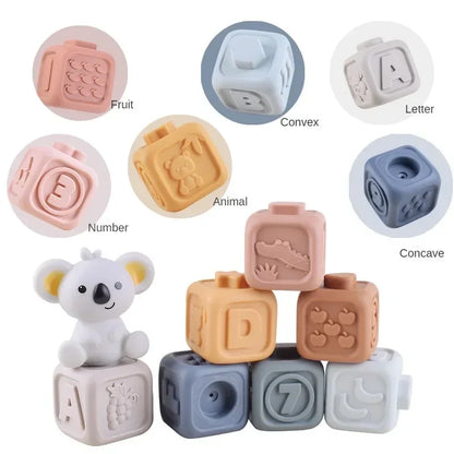 Silicone Building Blocks Montessori