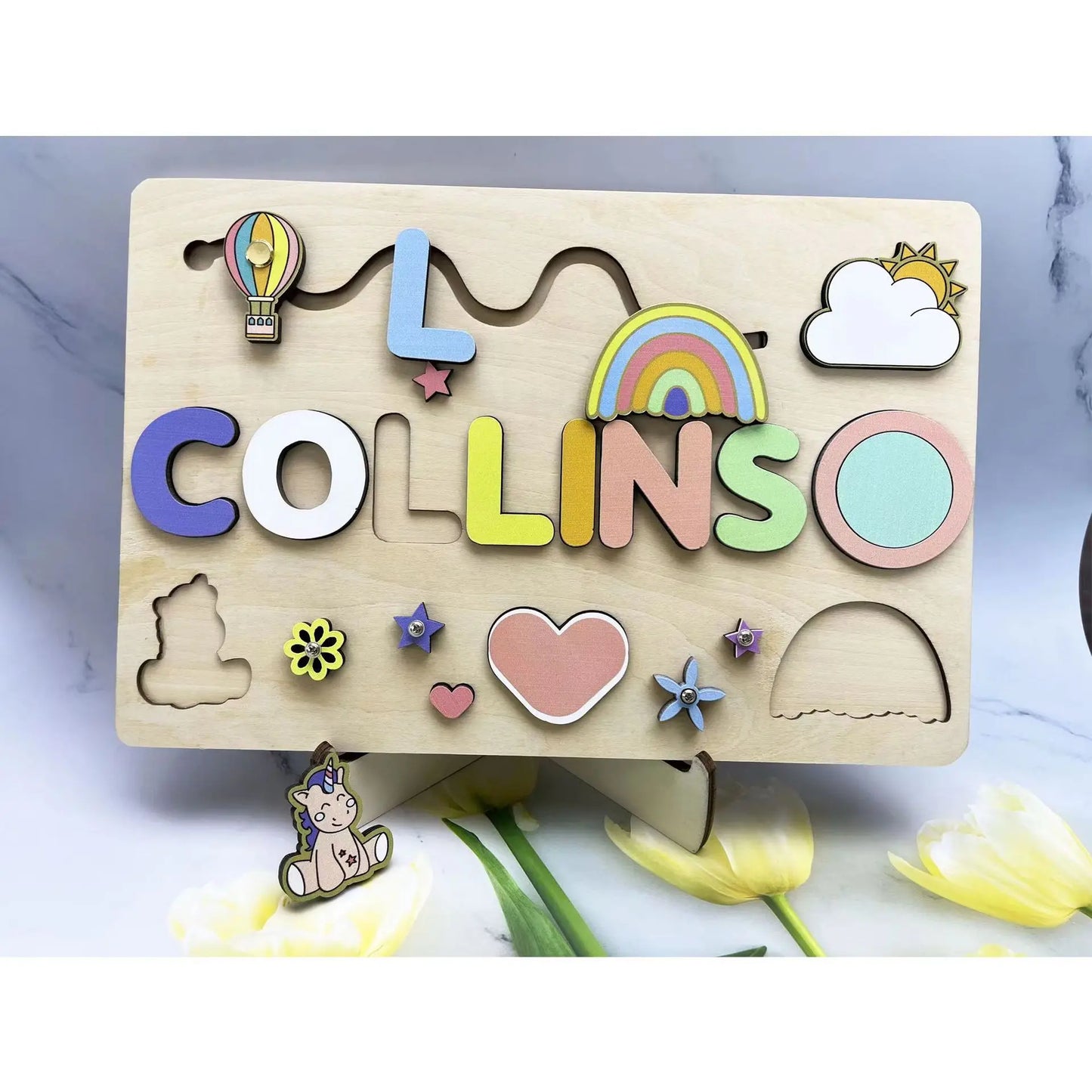 Personalised Montessori Wooden Puzzle