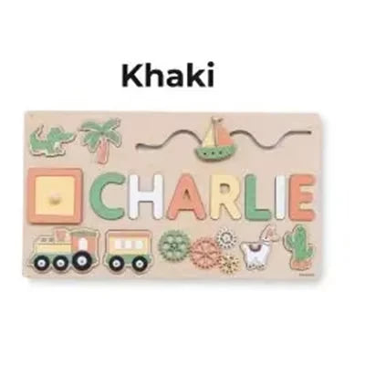 Personalised Montessori Wooden Puzzle