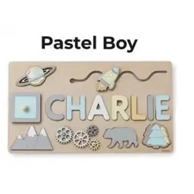 Personalised Montessori Wooden Puzzle