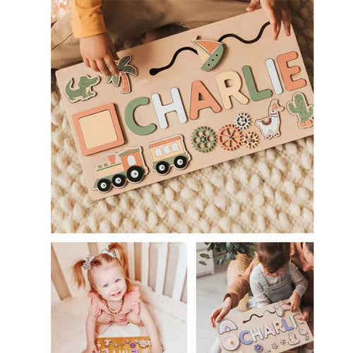 Personalised Montessori Wooden Puzzle