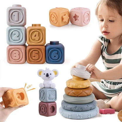 Silicone Building Blocks Montessori