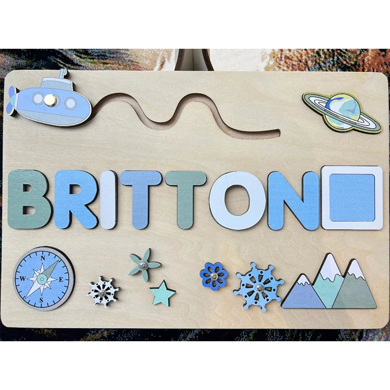 Personalised Montessori Wooden Puzzle