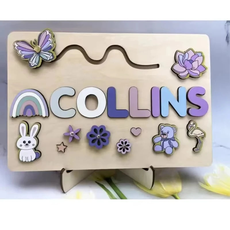 Personalised Montessori Wooden Puzzle