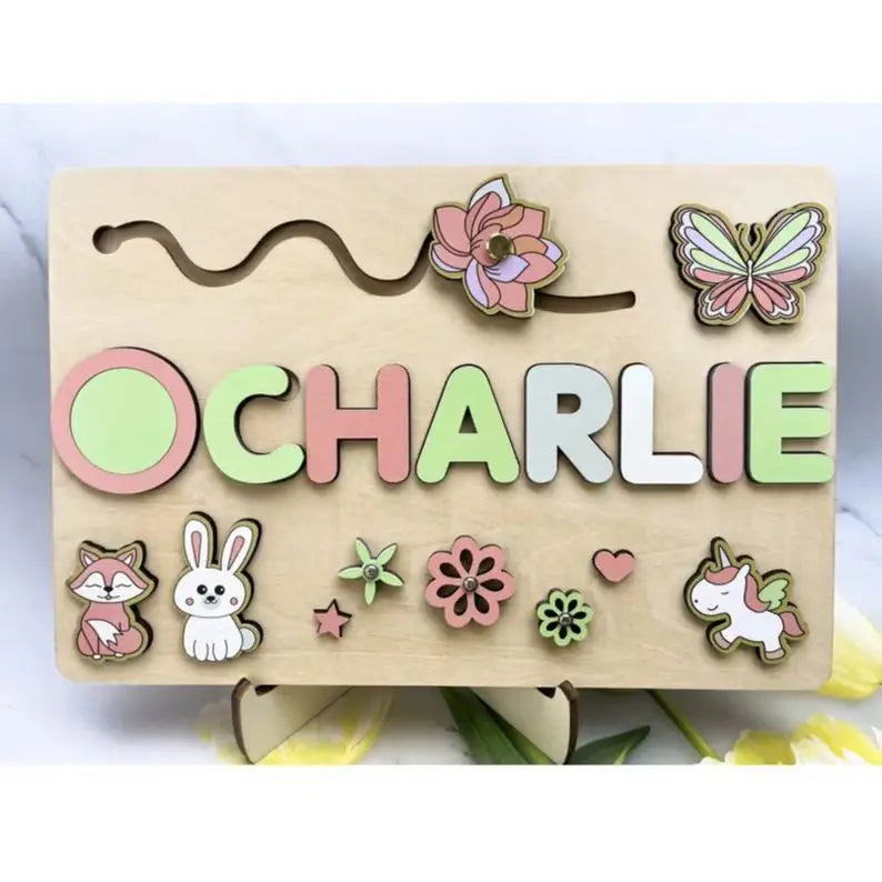 Personalised Montessori Wooden Puzzle