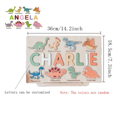 Personalised Montessori Wooden Puzzle